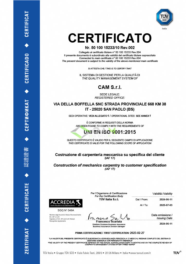 certificato iso